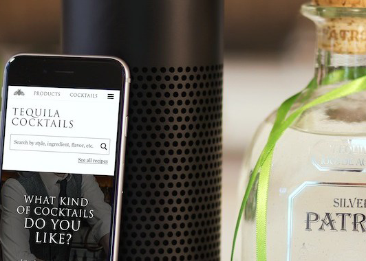 Digiday – Patron Turns Amazon’s Alexa into Customers’ Personal Bartender