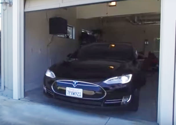 New Atlas – Hacked Tesla Pulled Out of Garage Using Amazon Echo