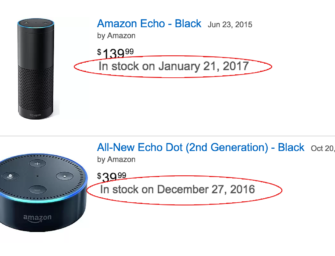 Amazon Echo and Dots Sold Out Before Christmas