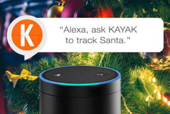 Kayak’s Alexa Skill Can Track Santa