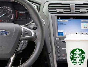 Ford Drivers Can Order Starbucks with Amazon Alexa