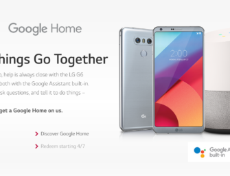LG Offering Free Google Home with G6 Pre-orders