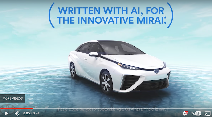 IBM Waton Writes Ads for Toyota Mirai v2