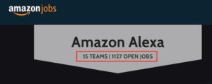 Amazon Alexa Jobs
