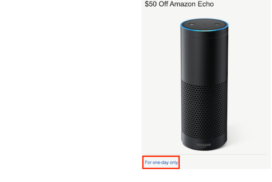 Save 50 Dollars on Amazon Echo