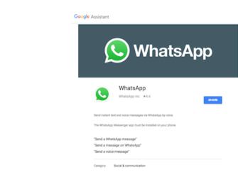 Is WhatsApp Ready to Launch on Google Assistant?