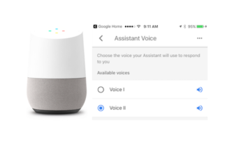 Google Home Male Voice Introduced