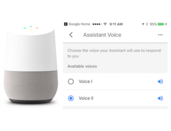 Google Home Male Voice Introduced