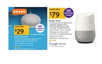 Is Walmart Offering a $4 Google Home Mini on Black Friday? Yep.