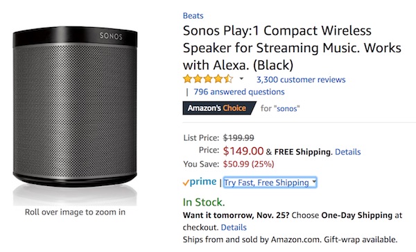 Sonos One Sale FI