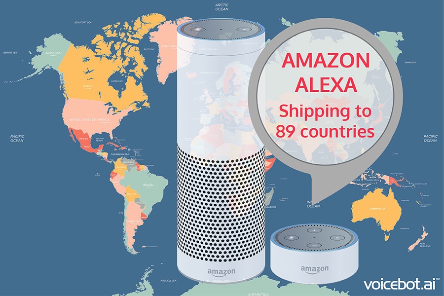 blød Isse bundt Amazon Echo Now Shipping to 89 Countries - Voicebot.ai