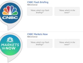 CNBC to Sell Ads for Alexa Flash Briefing Monetization