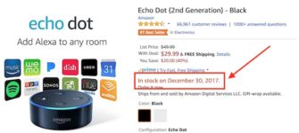 Amazon Echo Dot Finally Sold Out Before Christmas