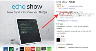 YouTube Removal Brings $150 Discount for Amazon Echo Show