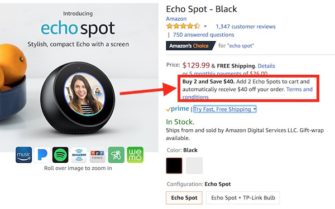 Buy Two Amazon Echo Spots and Save $40
