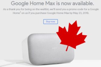Google Home Max Arrives in Canada