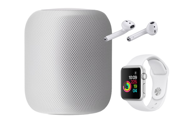 New AirPods and HomePod