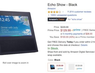 Amazon Echo Show is Selling for $129 Through Prime Day