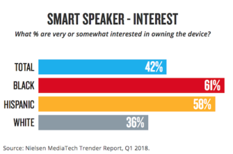 Nielsen Says Hispanic and Black Consumers Are More Interested in Smart Speakers