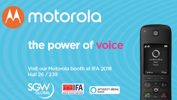 Motorola Home Phone with Alexa
