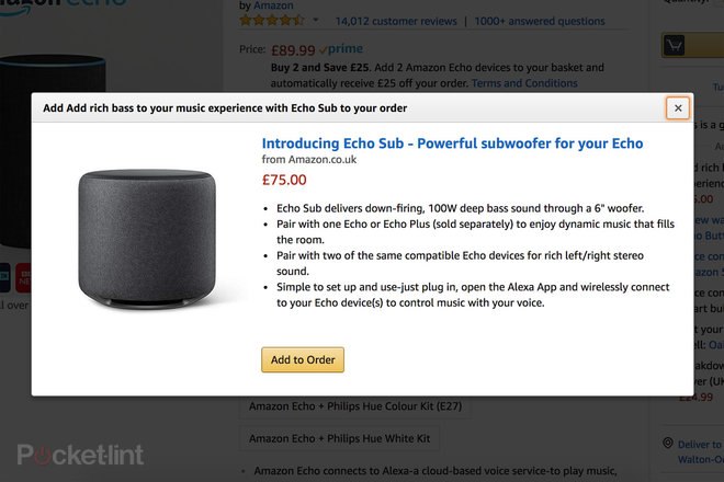 Echo Sub will be a Subwoofer for  Echo According to  Pocket-Lint, New Products to be Announced Today 