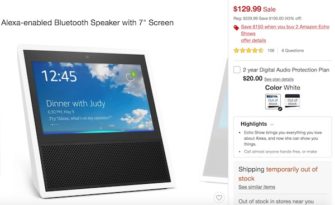 Wow, Get Two Amazon Echo Show at Target for $54.99 Each, But Already a Wait List