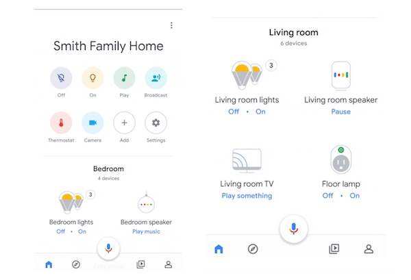 New google Home App Interface -2