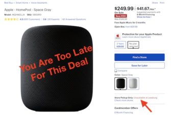 Cyber Monday Deals Continue on Smart Speakers, $100 Discounted HomePods Appear to Be Gone