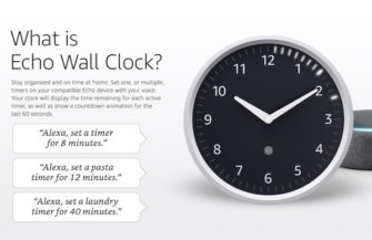 Amazon Echo Wall Clock Now Available for Purchase