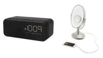 New iHome Vanity Mirror and Bedside Alarm Clock Feature Built-In Alexa Support