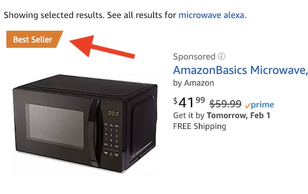 AmazonBasics Microwave Best Seller