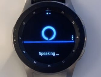 Voice in a Can Demonstrates Amazon Alexa Working on Samsung Galaxy Watches