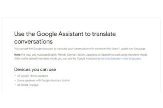 Interpreter Mode Rolls Out to Google Home and Smart Display Devices