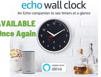 Amazon Echo Wall Clock Gets a Software Update and is Available for Purchase Again