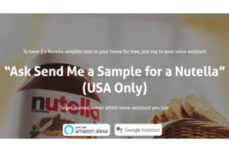 Nutella is Offering Alexa and Google Assistant Users Free Samples Via Voice Command