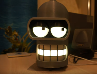 Futurama Fan Turns Bender’s Head into a Custom Smart Speaker