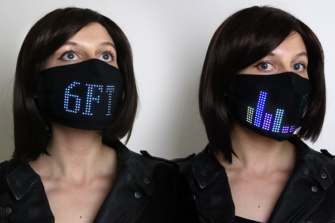 This Fashion Tech Pioneer is Animating Face Masks With Voice-Responsive LEDs