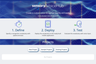 Sensory’s New VoiceHub Platform Offers Quick Custom Wake Word Creation