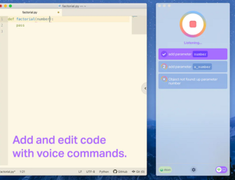 Speech-to-Code Startup Serenade Raises $2.1M and Launches Commercial Platform