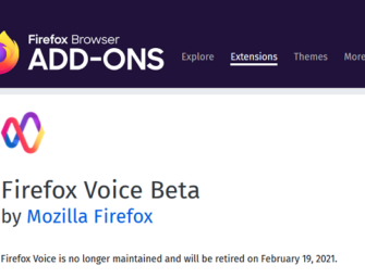 Mozilla Officially Shuts Down Firefox Voice Browser Extension