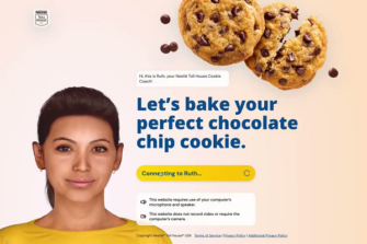 Nestle Debuts Virtual Human Cookie Coach