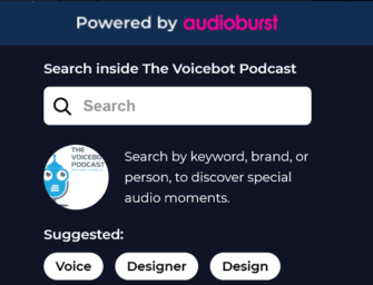 Audioburst Releases Podcast Search Widget for Websites