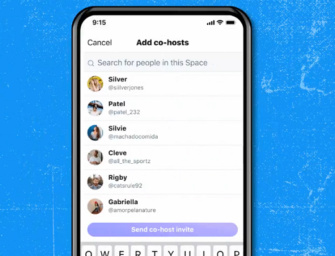 Twitter Spaces Adds Co-Hosting Feature