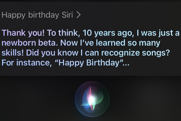 Siri Birthday