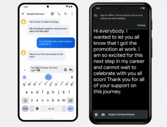 Android Upgrades Gboard Grammar Check and Extends Live Transcribe Offline
