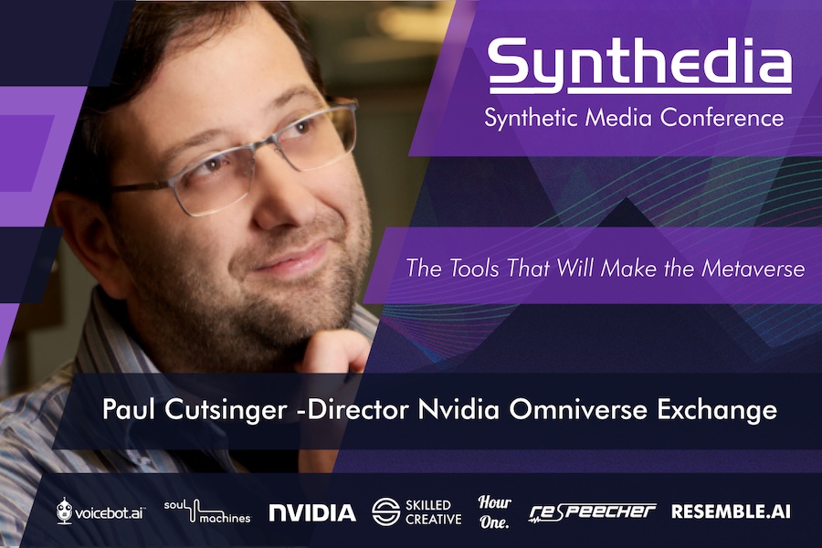6×4 Synthedia Promo Paul Cutsinger -Director Nvidia Omniverse Exchange smaller