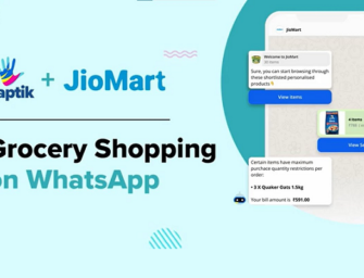 WhatsApp Chatbot for Buying Groceries Spikes Repeat Purchase Rate for Indian Grocery Chain JioMart