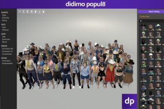 Virtual Human Developer Didimo Launches Generative AI Character Creator Popul8