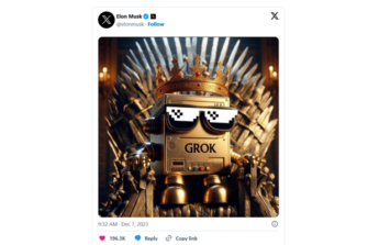 Elon Musk Releases Generative AI Chatbot Grok on X