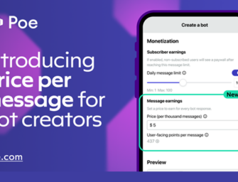 Poe Rolls Out ‘Price Per Message’ Generative AI Chatbot Monetization
